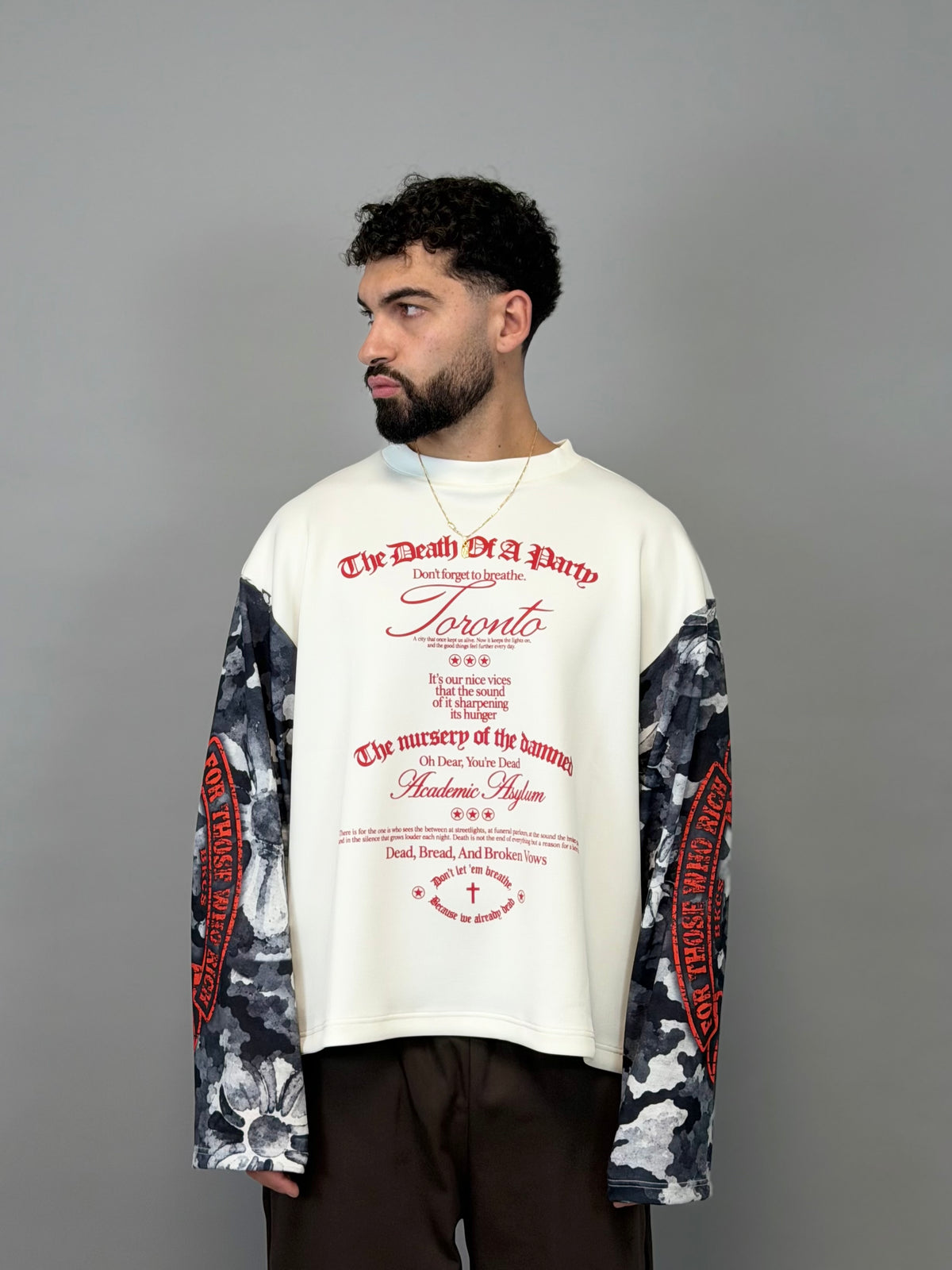 LONGSLEEVE CAMO BLACK CIRCUS