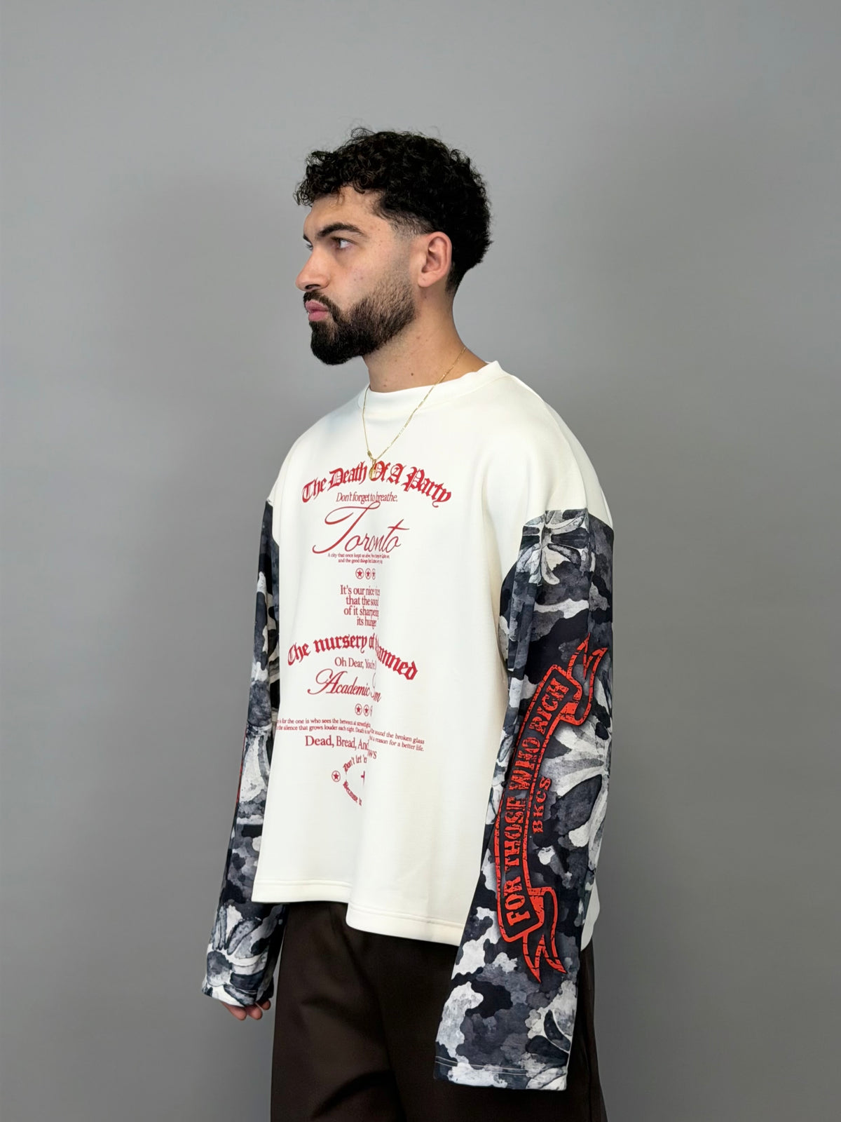 LONGSLEEVE CAMO BLACK CIRCUS
