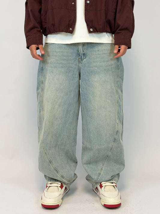 JEANS BALLOON SABBIATO