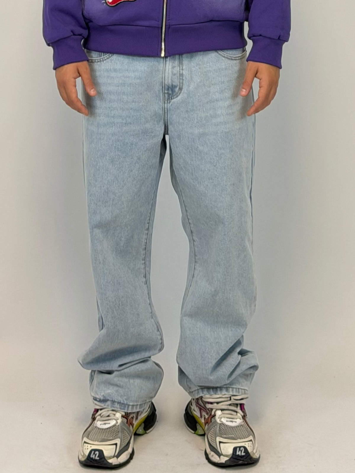 JEANS BAGGY CHIARO