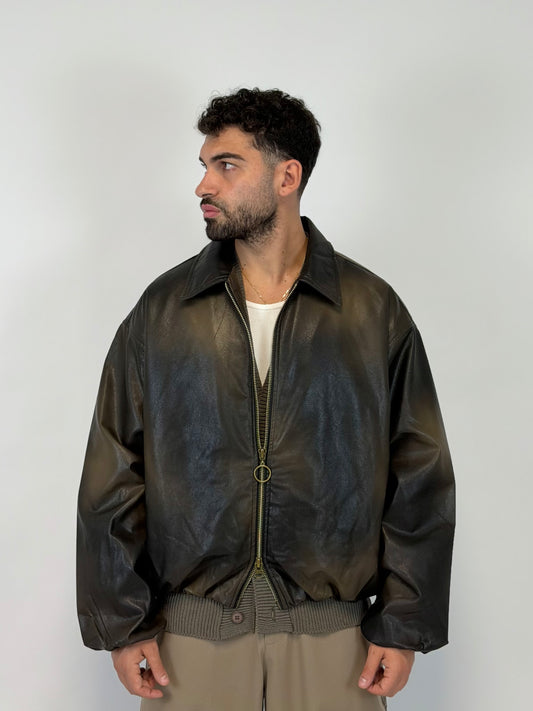 BOMBER ECOPELLE MORO