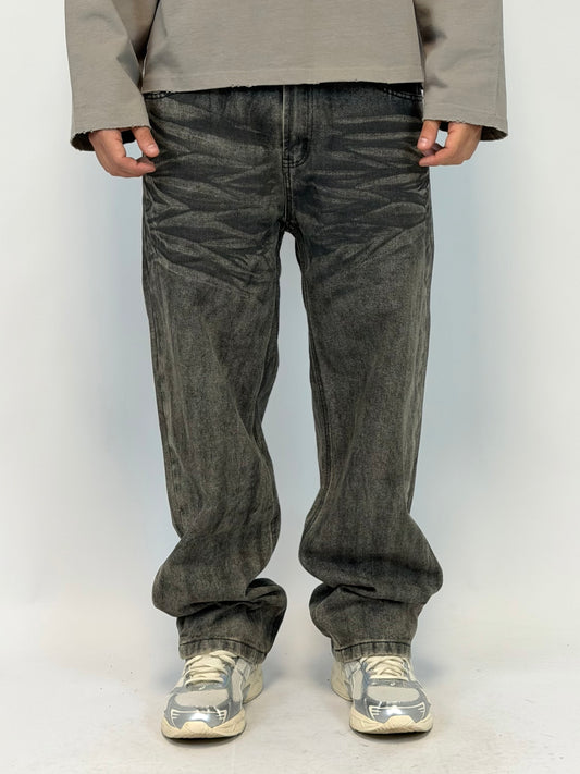JEANS GRIGIO SPORCATO