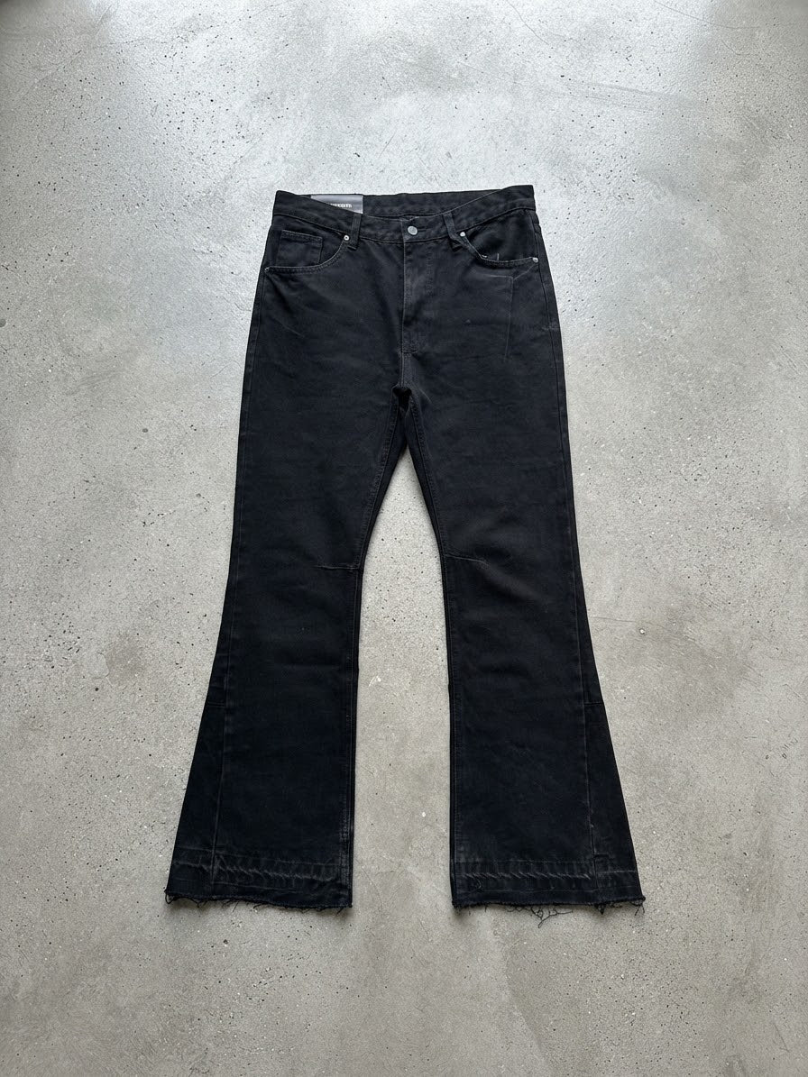 JEANS FLARE NERO