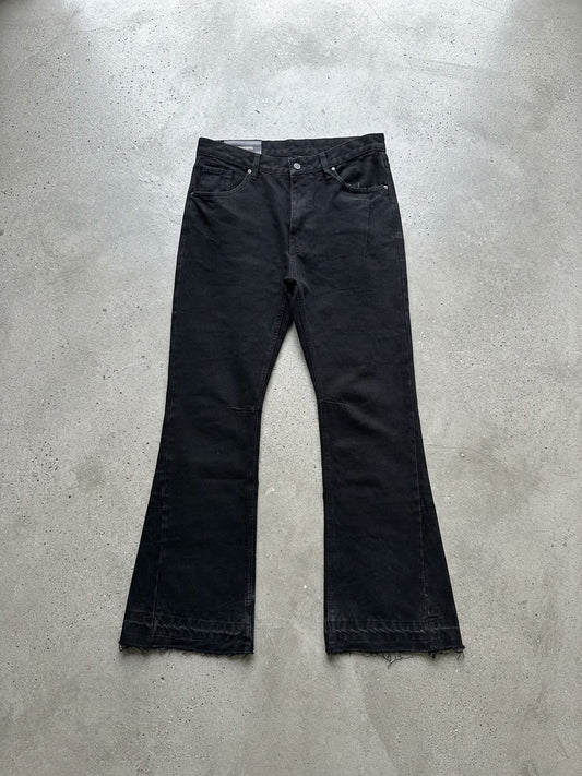 JEANS FLARE NERO