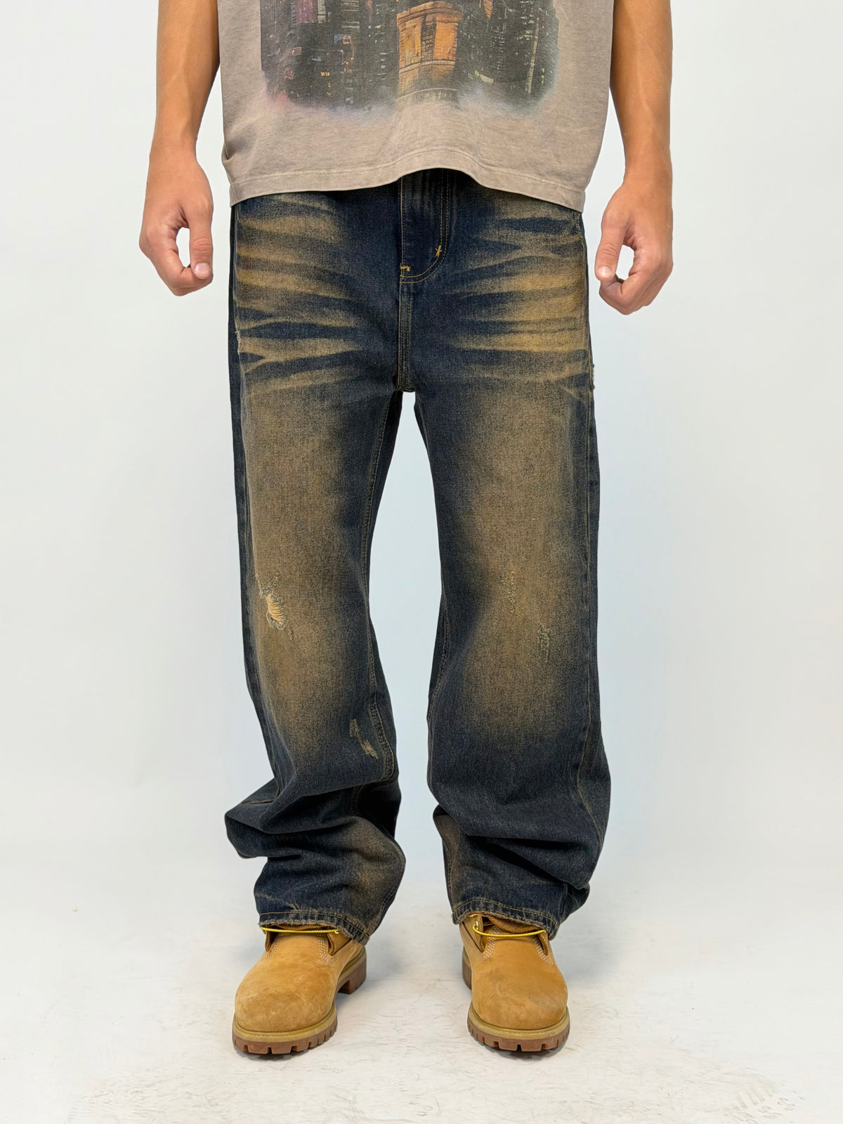 JEANS BAGGY SABBIATO
