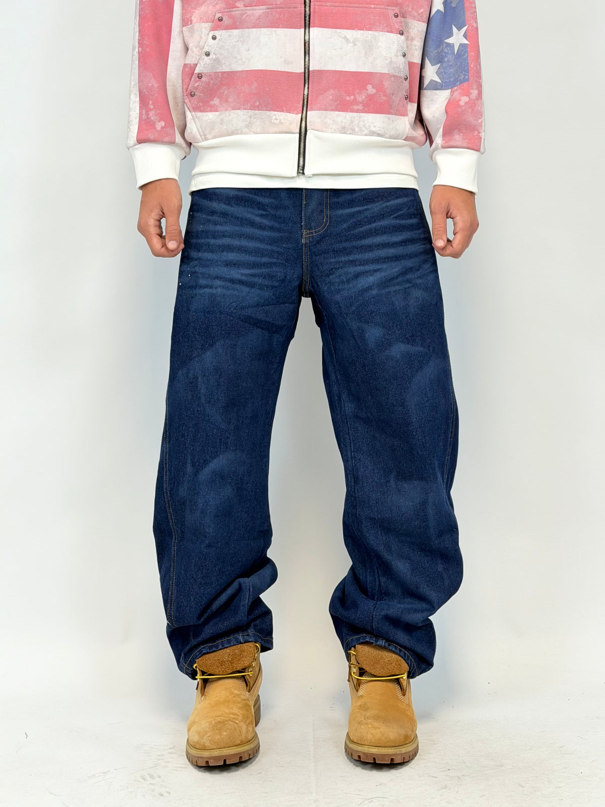JEANS SFUMATO BLU