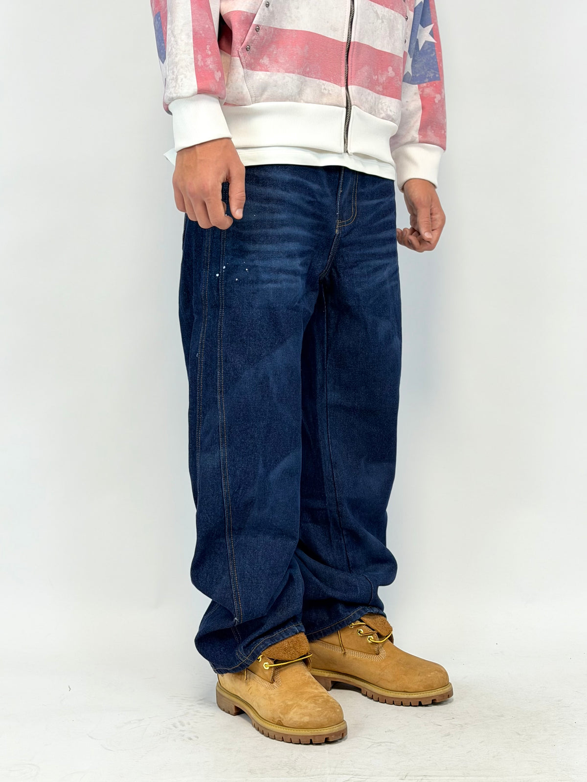 JEANS SFUMATO BLU