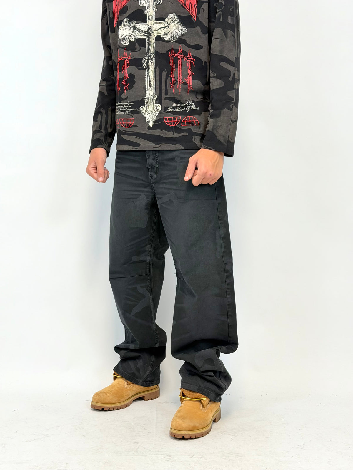 JEANS SFUMATO CAMO BNK