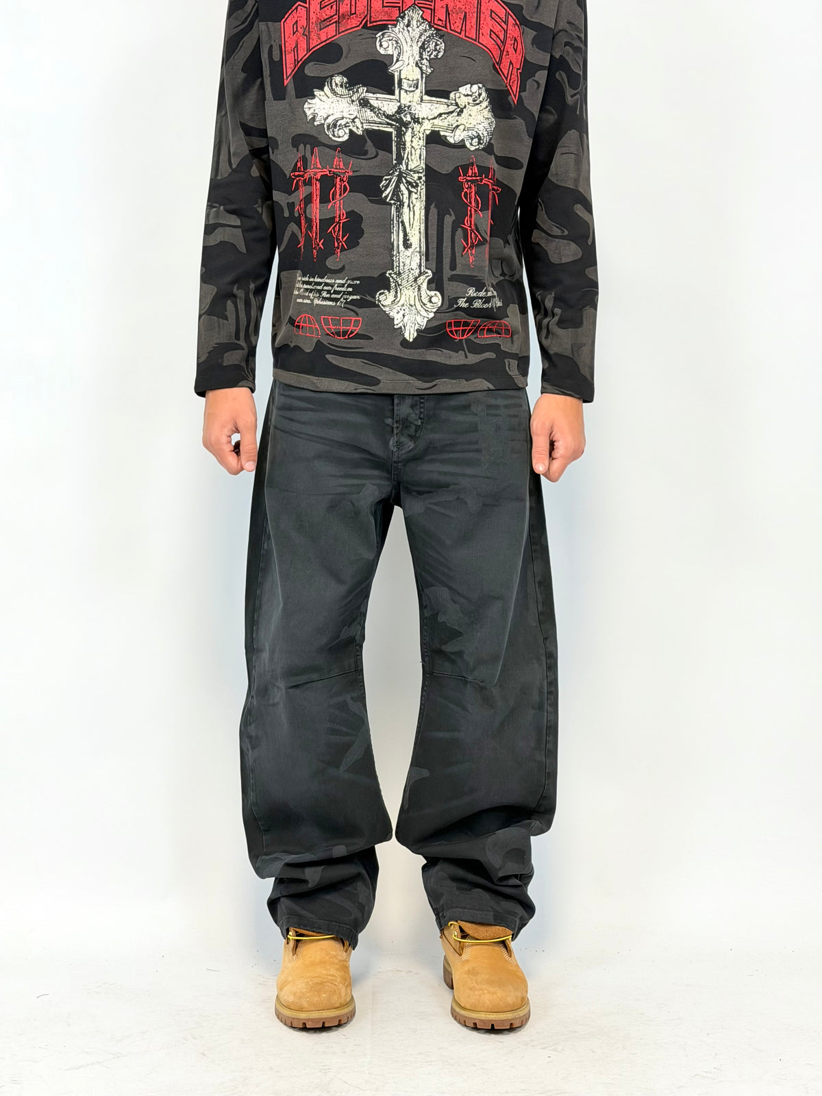 JEANS SFUMATO CAMO BNK