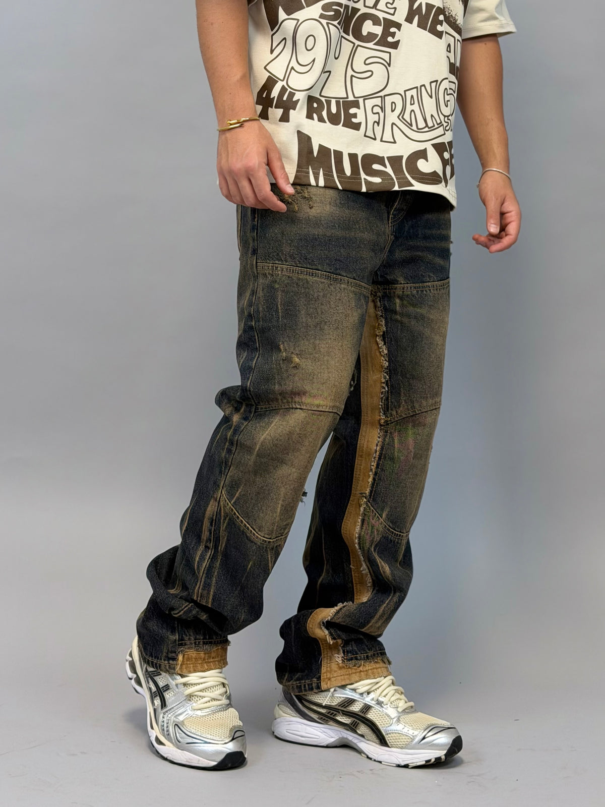 JEANS BAGGY DOPPIO TESSUTO