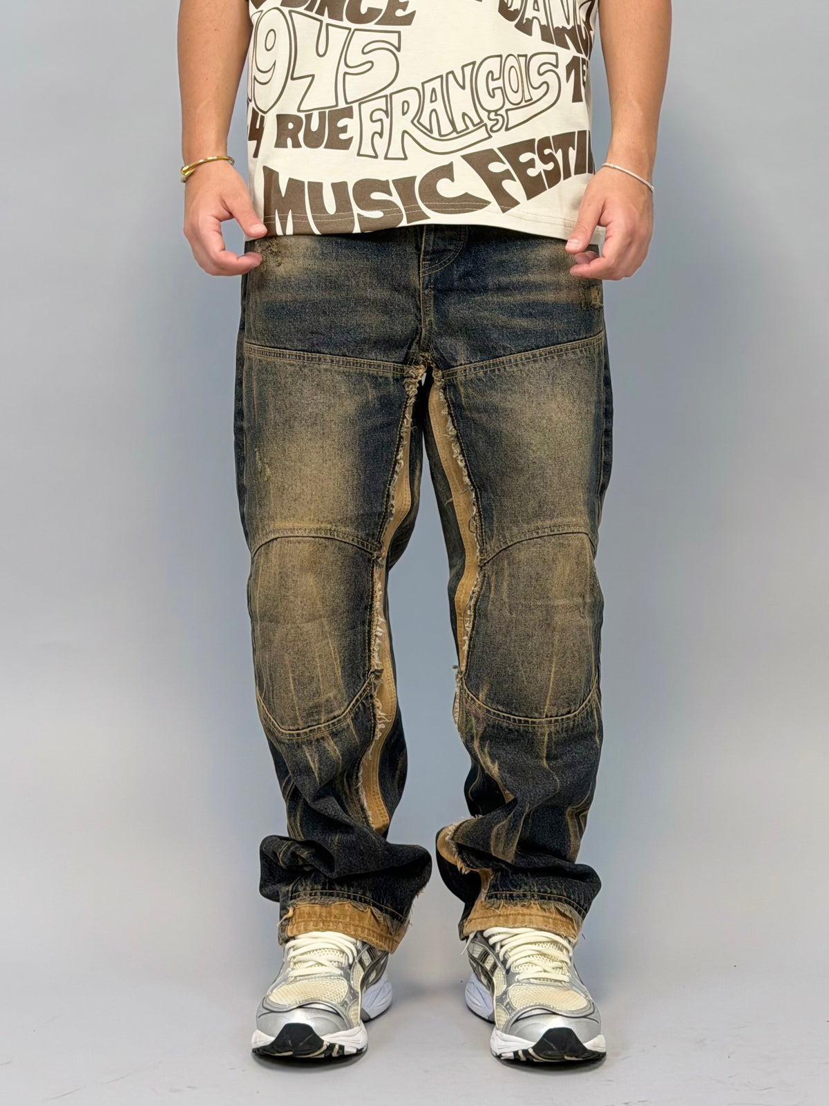 JEANS BAGGY DOPPIO TESSUTO