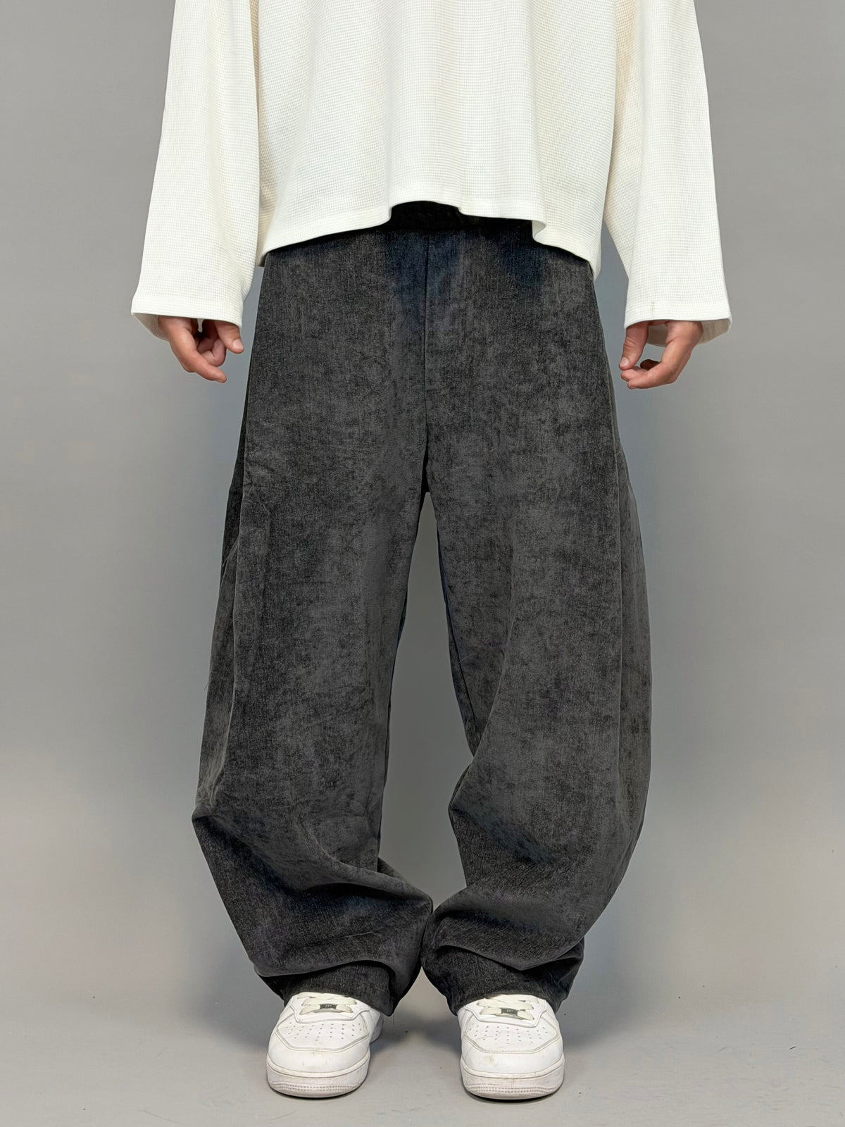 PANTALONE BALLOON VELLUTO