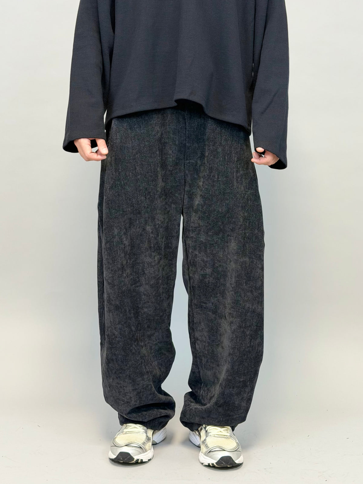 PANTALONE BALLOON VELLUTO