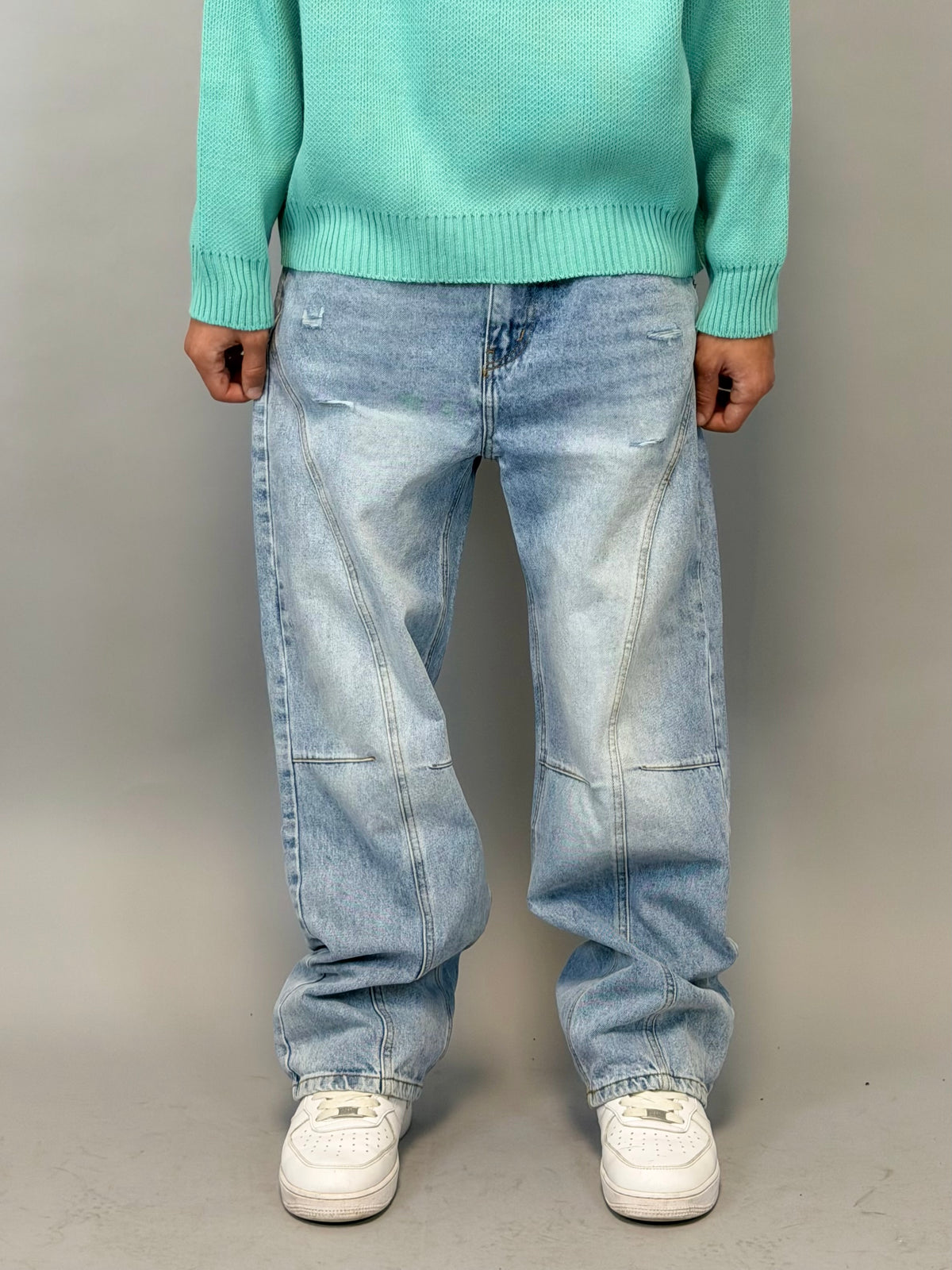 JEANS BAGGY CHIARO