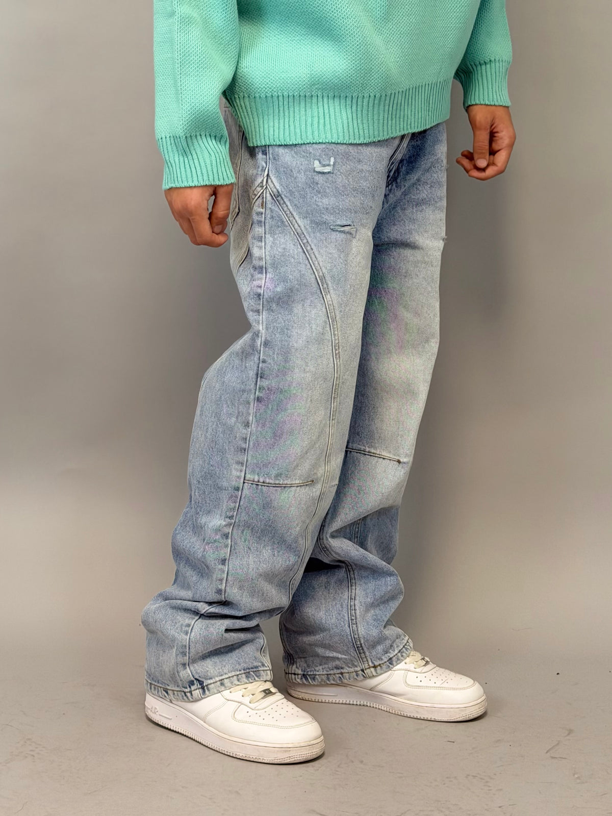 JEANS BAGGY CHIARO
