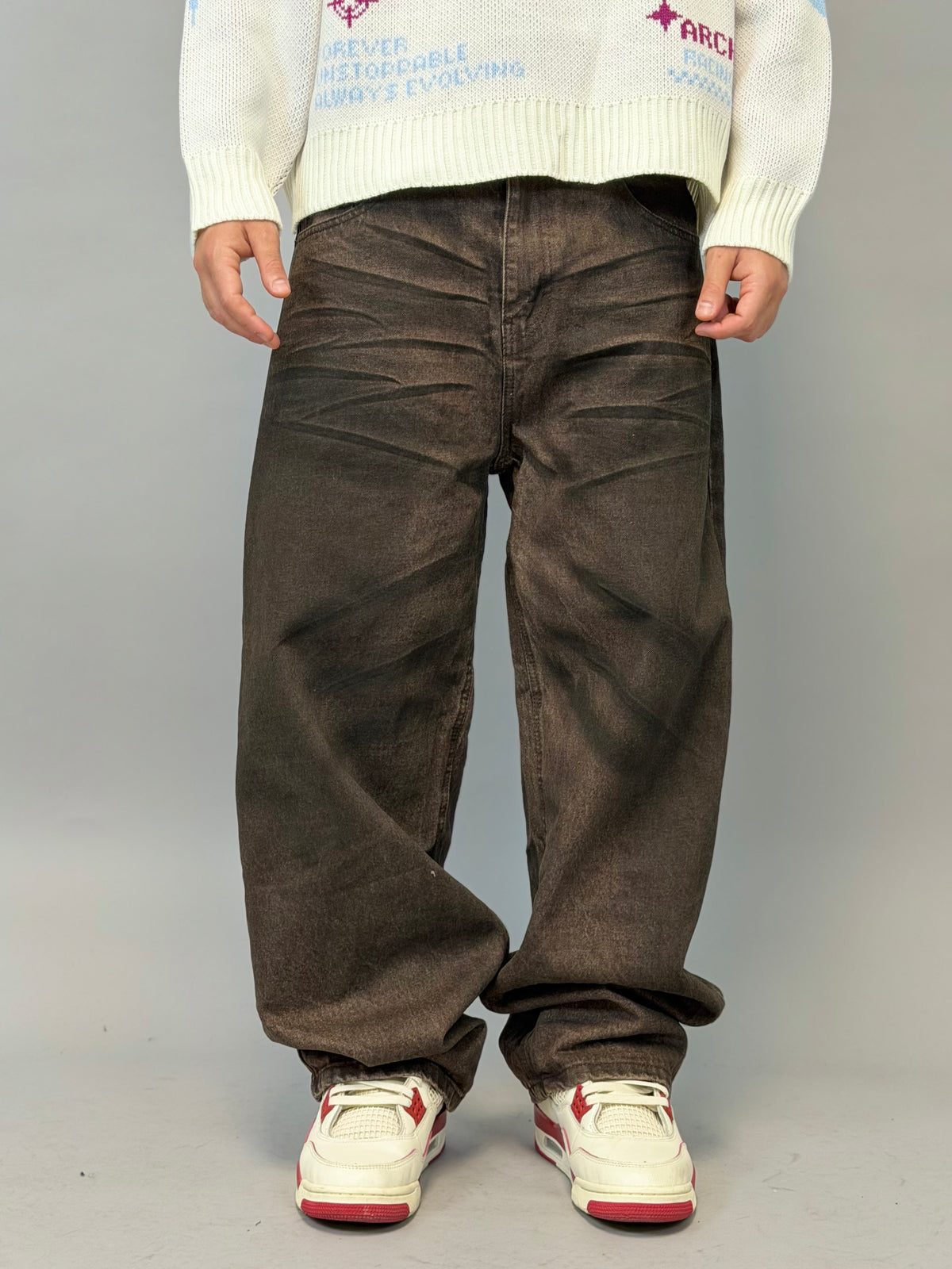 JEANS MORO SPALMATO